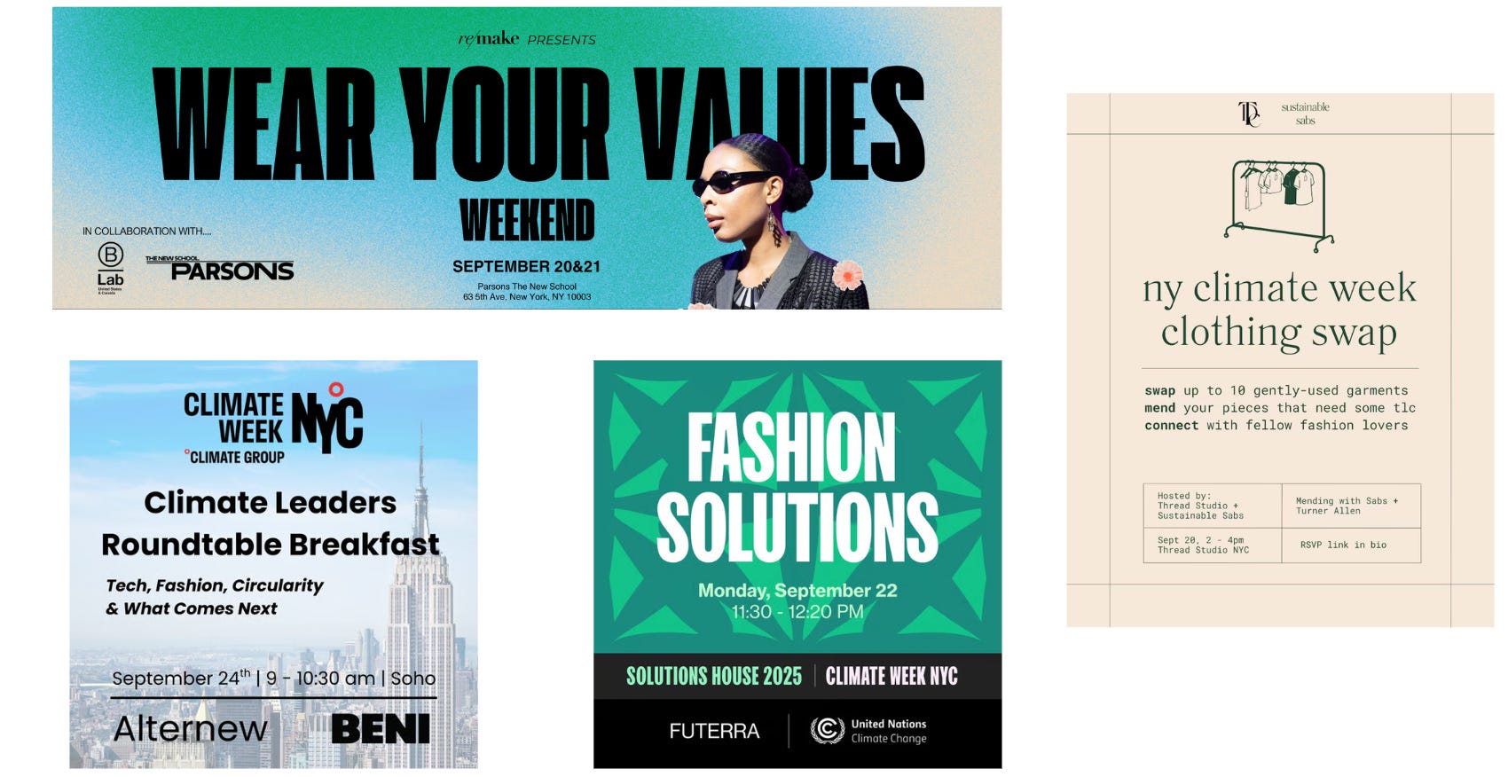 Fashion Guide to NYC Climate Week - by Victoria Smith