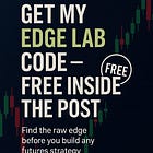 Get My Edge Lab Code FREE: Find the Raw Edge Before You Build Any Futures Strategy