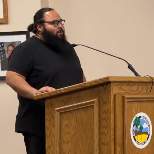Public comment on discussion and action items from Blake Hodges and Paul Razo.Photos: Cindy Bernard.