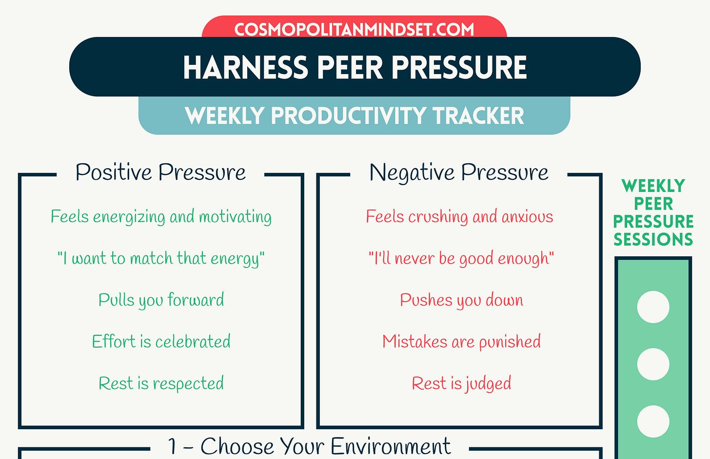 Harness Peer Pressure — Weekly Productivity Tracker — Preview