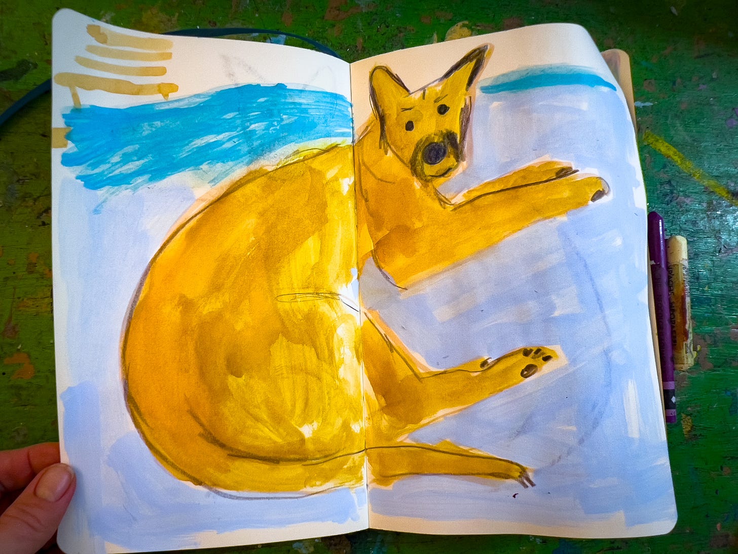 german shepherd illustration by Beth Spencer german shepherd illustration by Beth Spencer