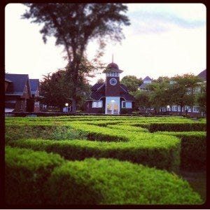 Clockhouse Maze, Vermont campus. credit: Jessica Jarrin Clockhouse Maze, Vermont campus. credit: Jessica Jarrin