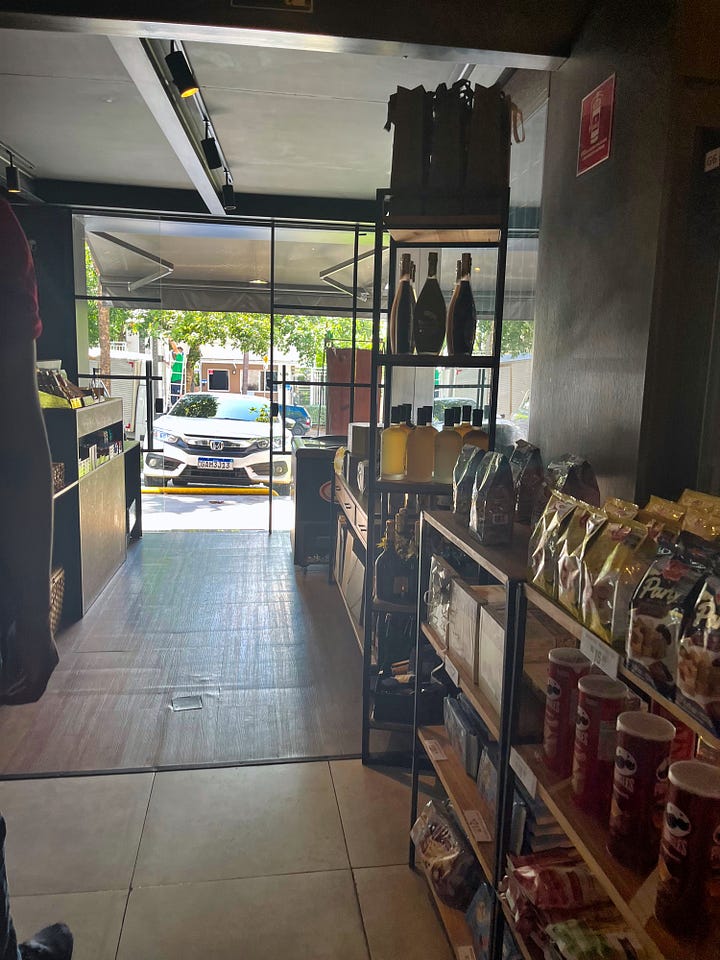 Coffee shop in Brazil
