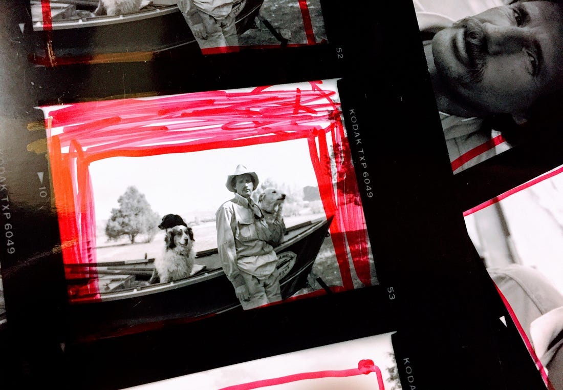 Kea and his river dogs, BONEDALE, CO. Liz Steketee Castwork proofs. Circa 2002.