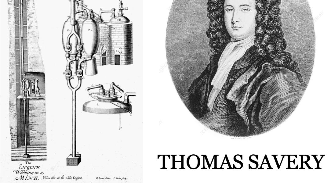 maquina de vapor thomas savery