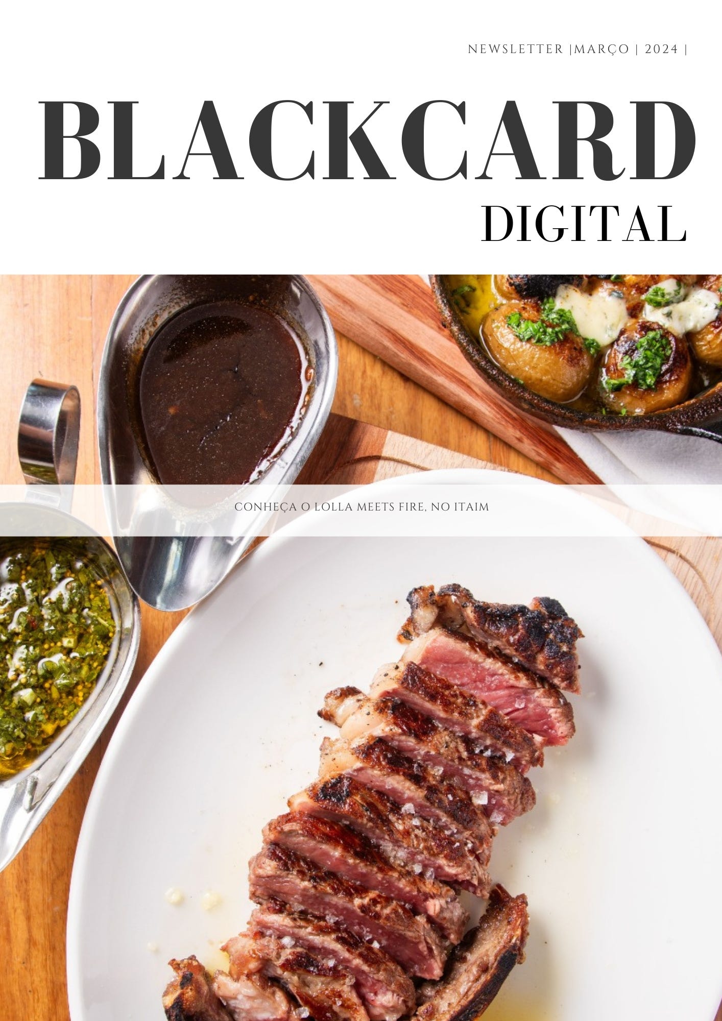Capa da BlackCard News de 14 de março de 2024