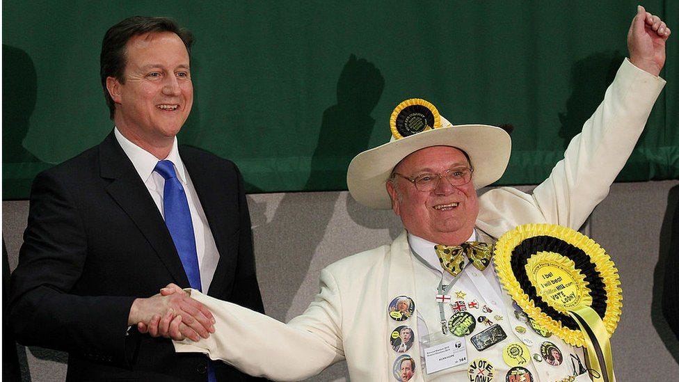 Forty years of Monster Raving Loony wannabe MPs - BBC News