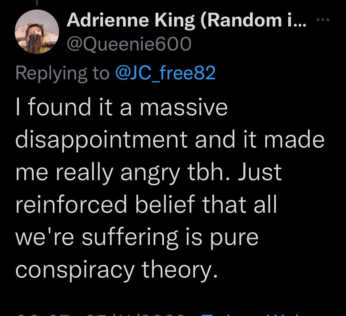 Died suddenly comment