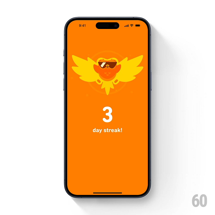 Duolingo Shots on 60fps