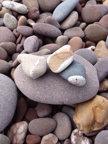 Stones with lines Stones with lines