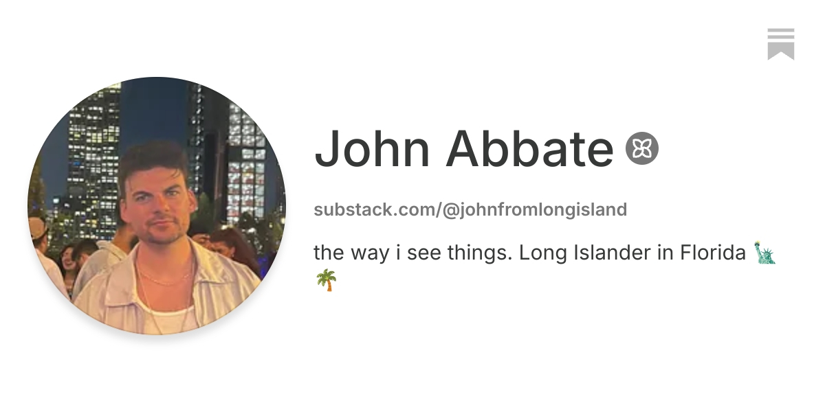 John Abbate | Substack