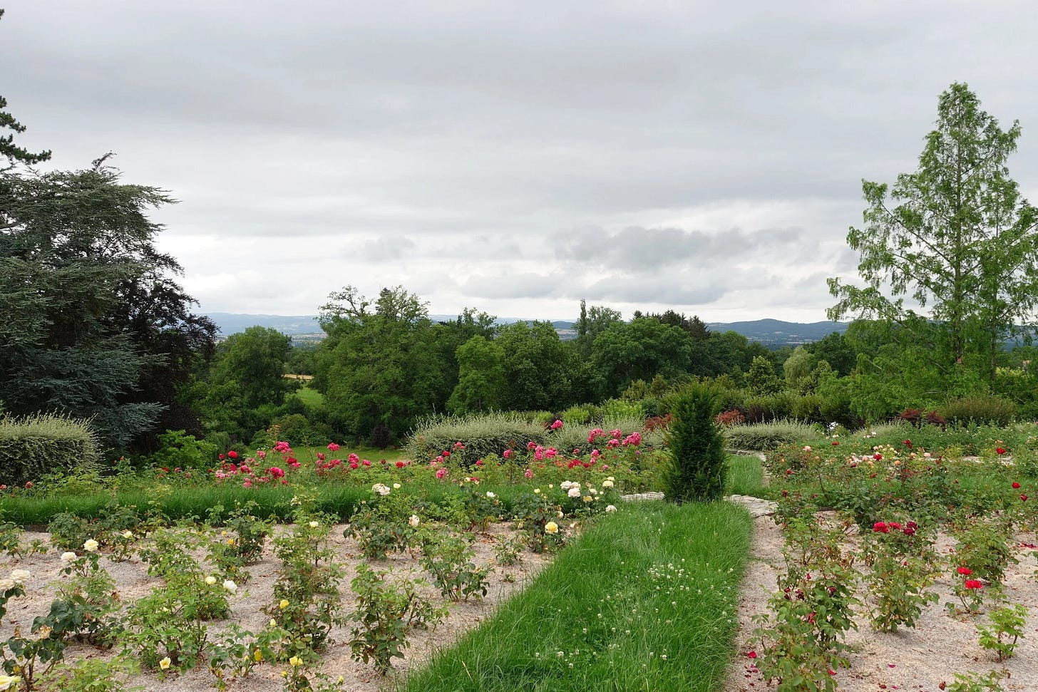  Gardens of Chateau Chavaniac, Chavaniac-Lafayette, Auvergne, France 