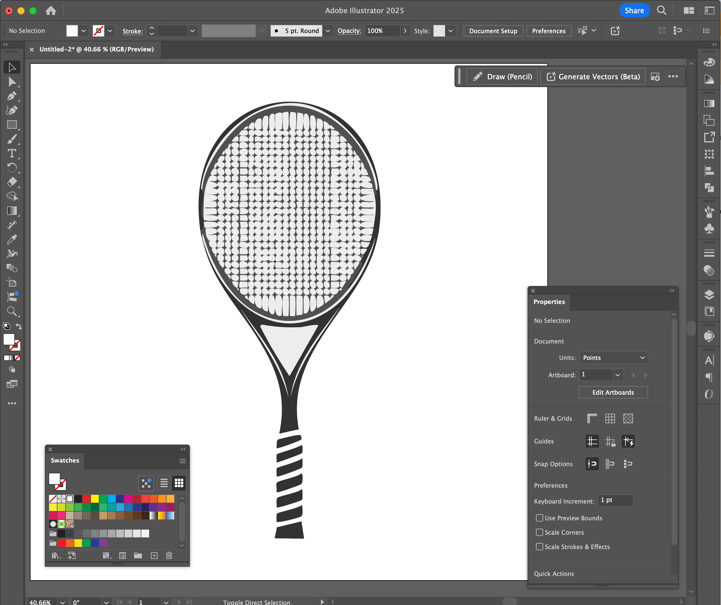 Adobe Illustrator > Adobe Firefly for Image Mockups [ Tennis! ]