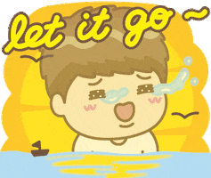OpenWang sticker line let it go 貼圖 GIF