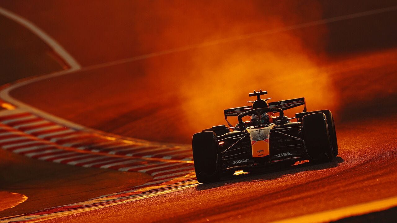 Max Verstappen of the Netherlands driving the Oracle Red Bull Racing RB22 Red Bull Ford during F1 Testing at Bahrain International Circuit in Bahrain, February 20th 2026 Max Verstappen of the Netherlands driving the Oracle Red Bull Racing RB22 Red Bull Ford during F1 Testing at Bahrain International Circuit in Bahrain, February 20th 2026
