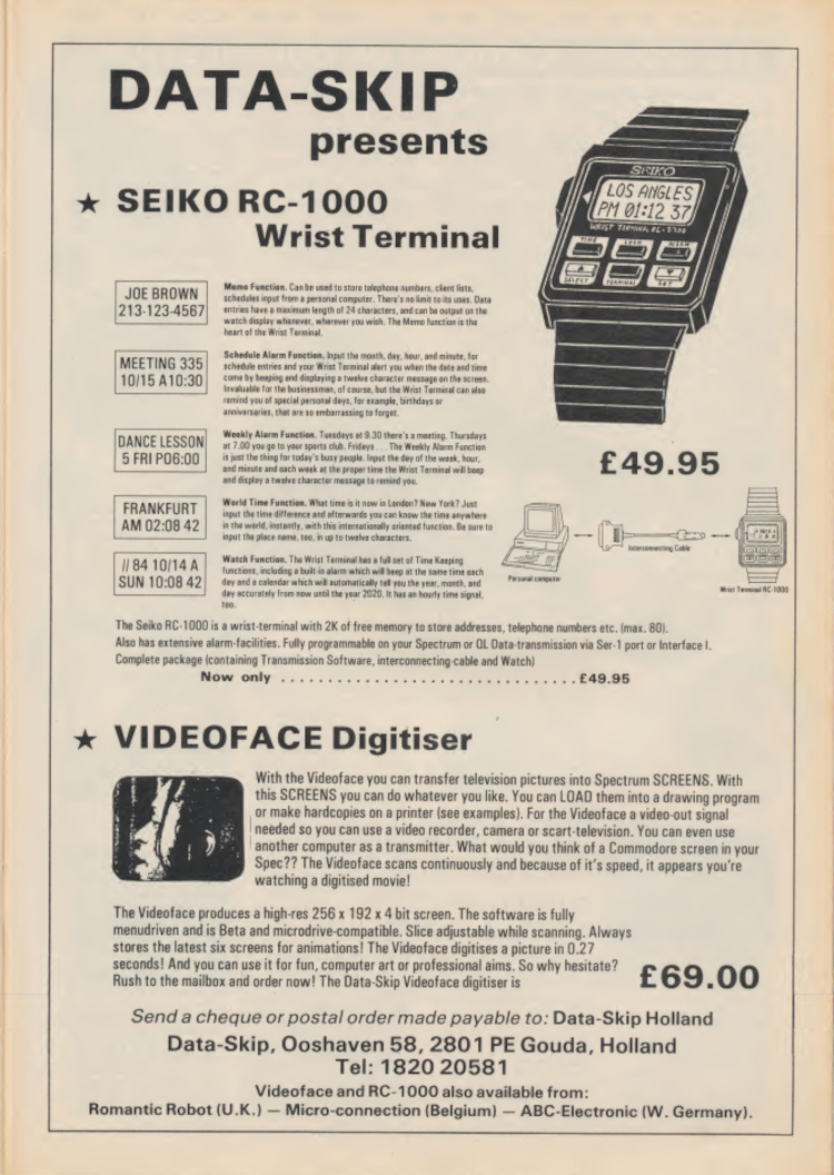 Plus Post: Seiko RC-1000 Bonus - Computer Ads from the Past