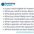 Grants 101 - Let's bring it back to the basics