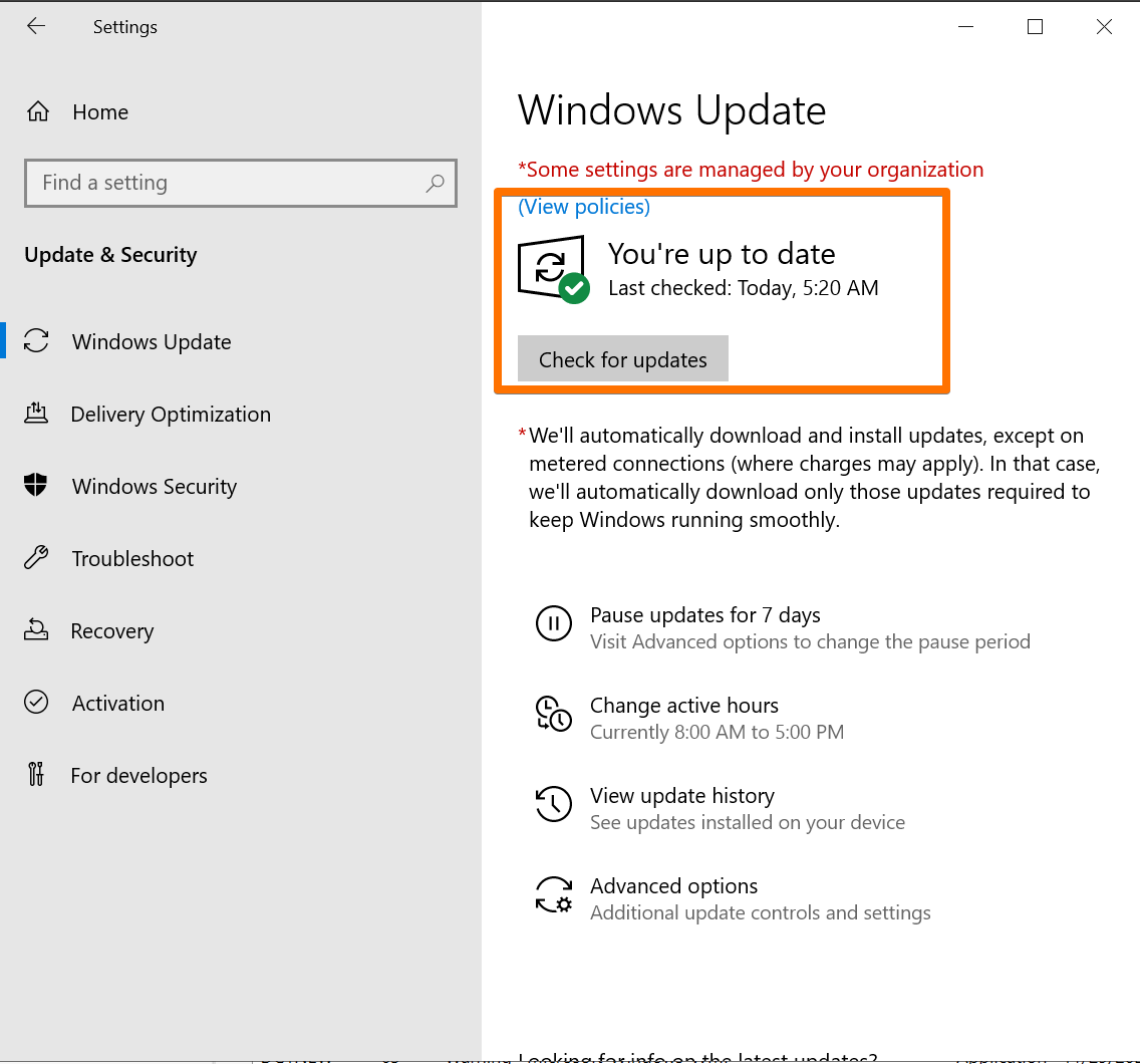 Updates