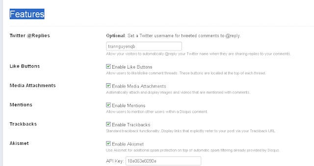 Nhập mã Askimet API