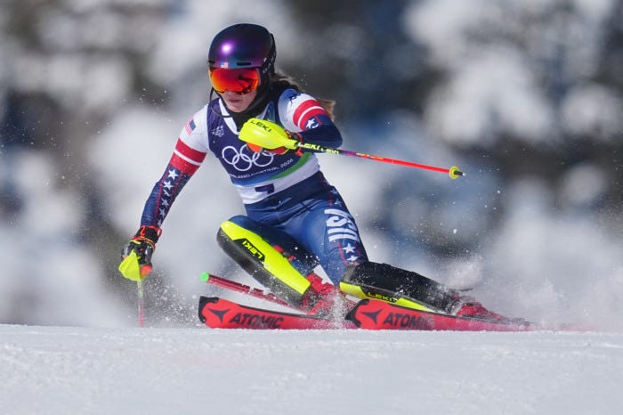 Mikaela Shiffrin Skis to Olympic Redemption With Slalom Gold - WSJ Mikaela Shiffrin Skis to Olympic Redemption With Slalom Gold - WSJ
