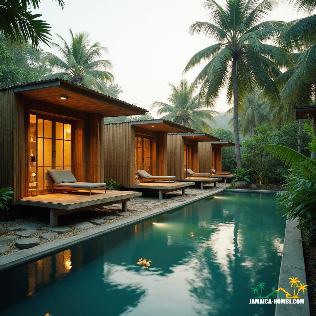 Beatiful modern h bamboo home in jamaica