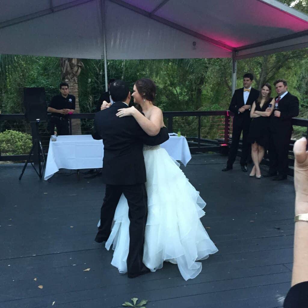 a wedding dance between the couple