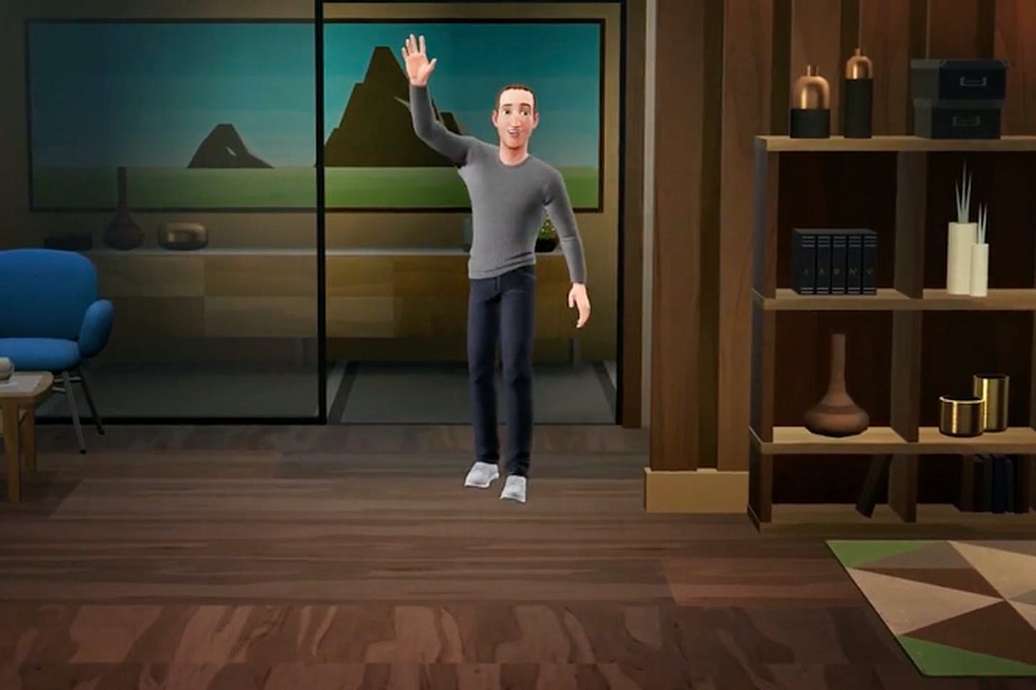 Mark Zuckerberg’s avatar now has legs.