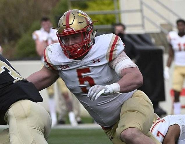 Brotherhood kept All-America linebacker Stone Snyder (Monacan High) at VMI Brotherhood kept All-America linebacker Stone Snyder (Monacan High) at VMI