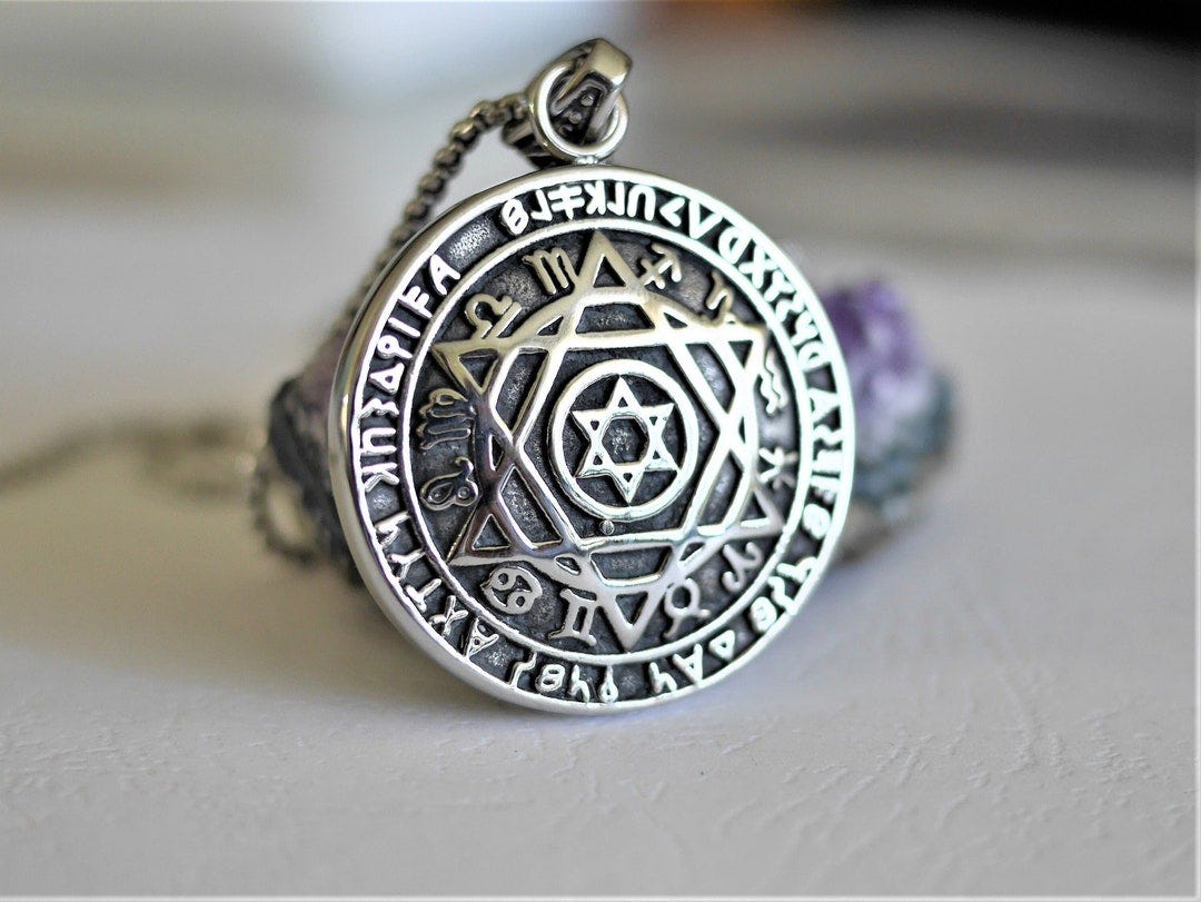 Talisman Hexagram of Solomon Double-sided//powerful Amulet//talisman of ...