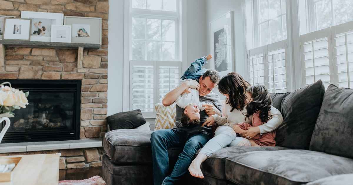 Family at home
