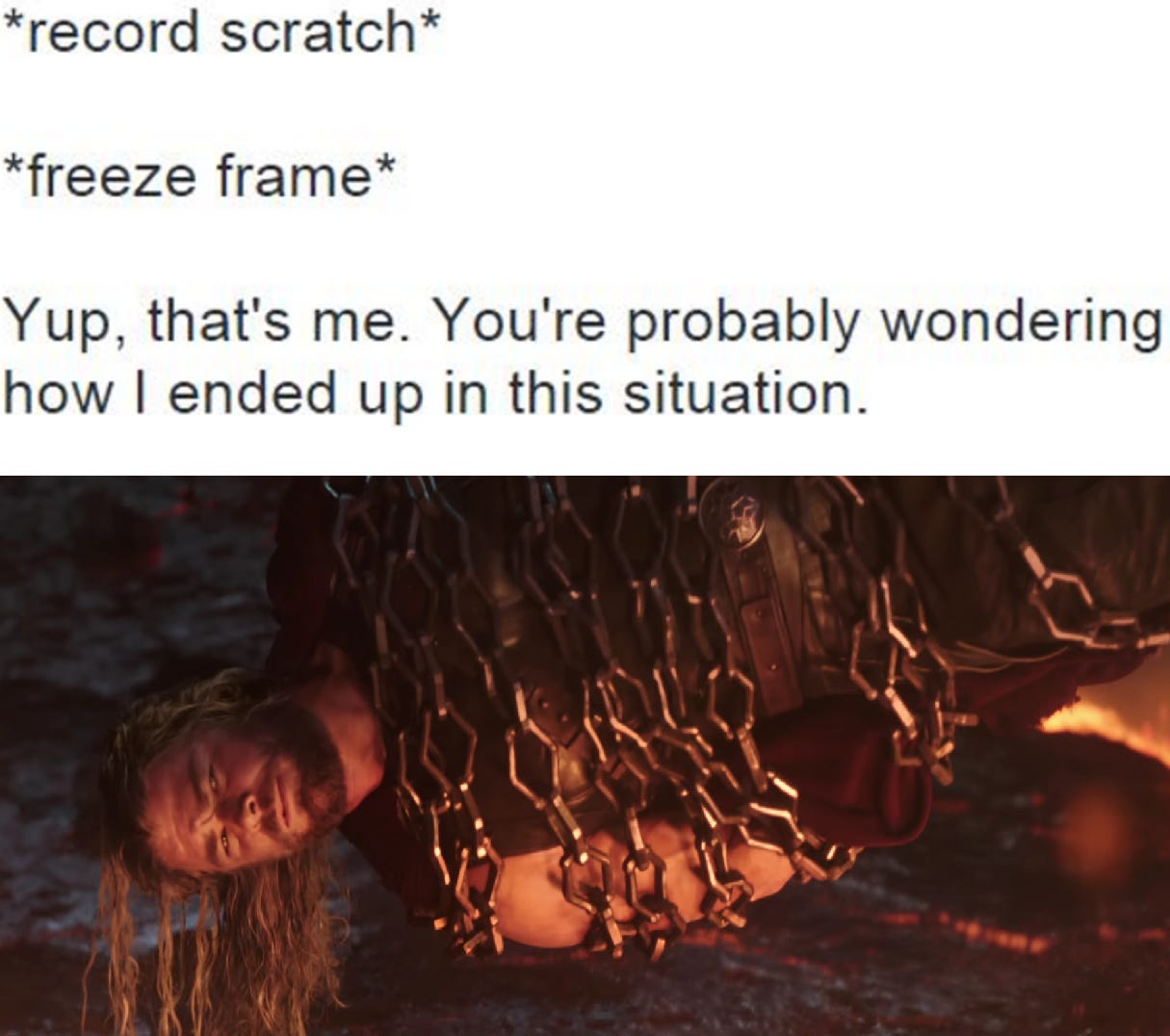 Ragnarok predicament | *Record Scratch* *Freeze Frame* / Yep, That's Me | Know Your Meme Ragnarok predicament | *Record Scratch* *Freeze Frame* / Yep, That's Me | Know Your Meme
