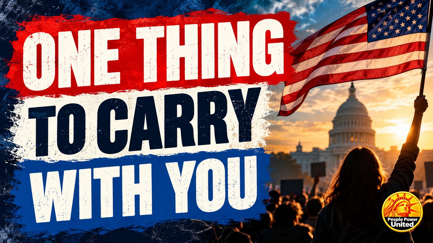  One Thing to Carry With You.