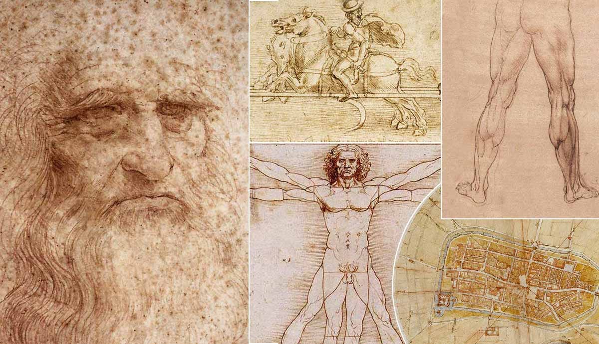 what is inside leonardo da vinci notebooks