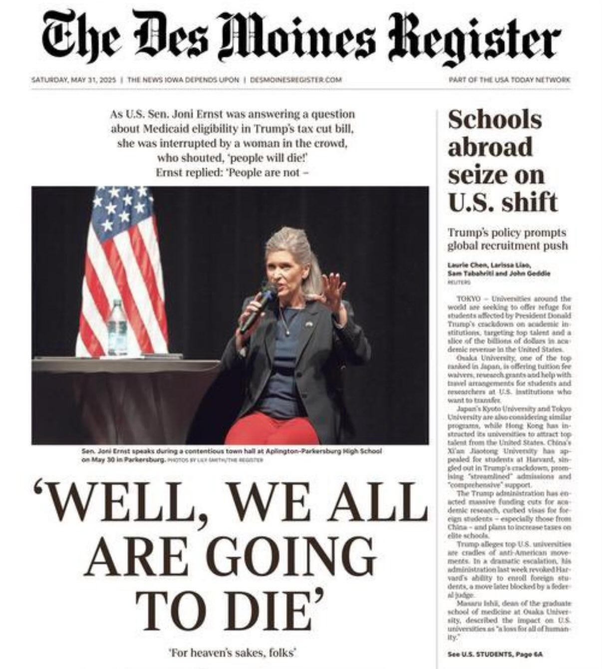 Joni Ernst and the end of the shame - by Chris Cillizza