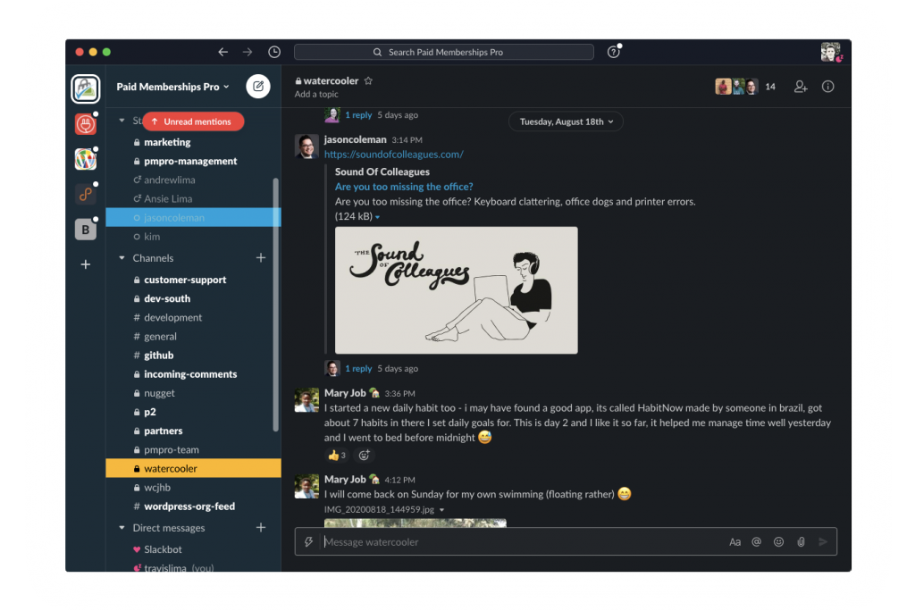 Quest a free dark slack theme Quest a free dark slack theme