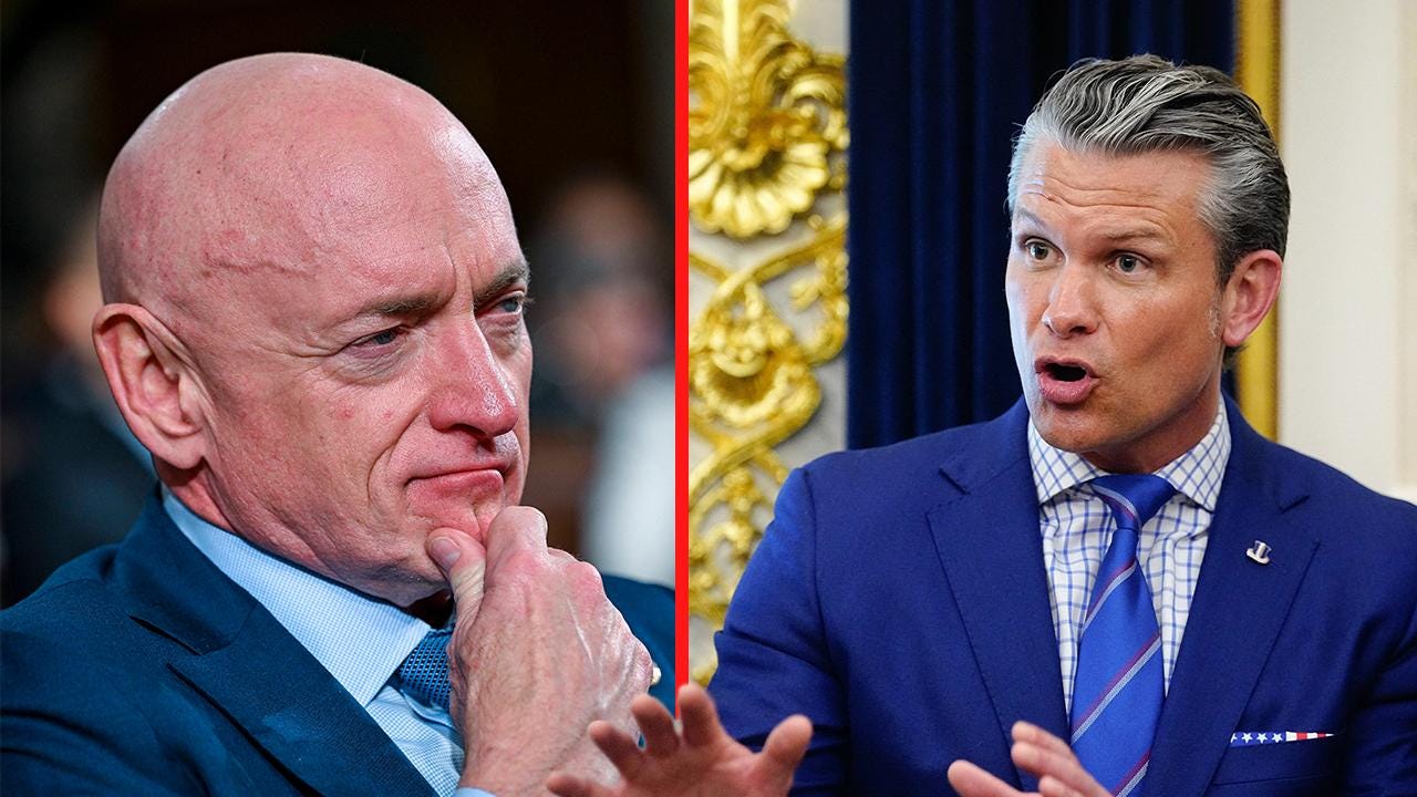 Mark Kelly ,Pete Hegseth