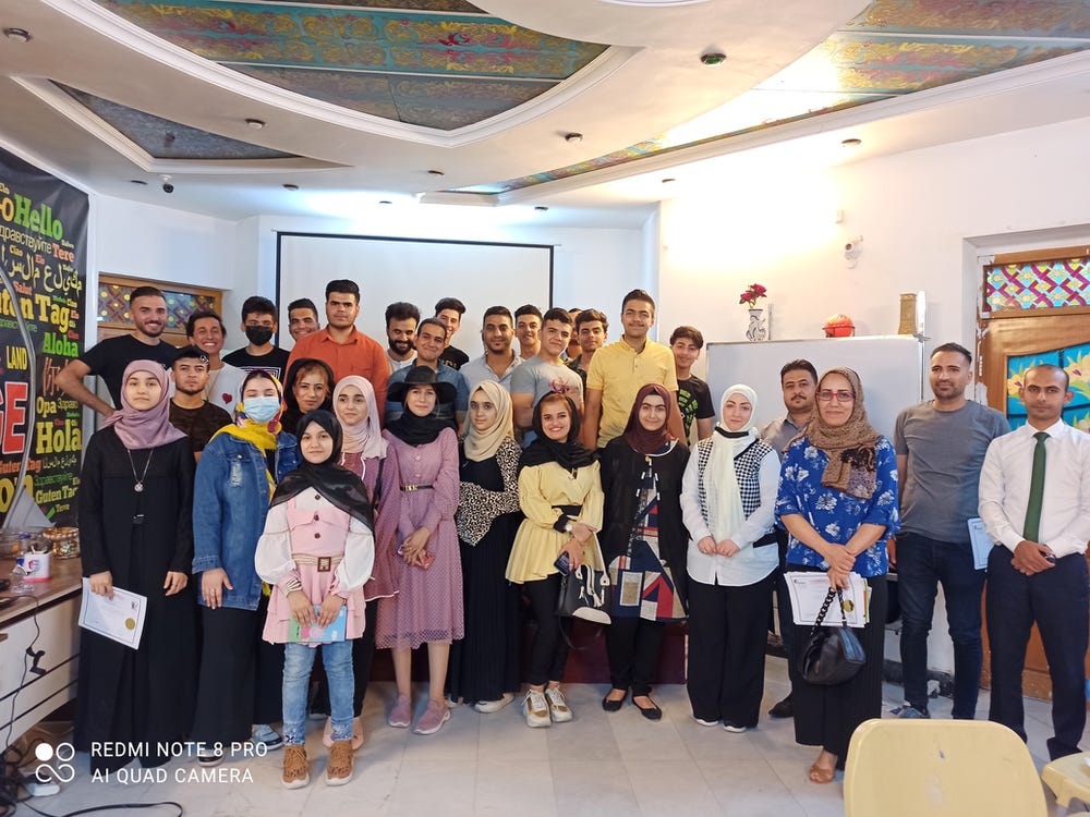 Group picture at the first critical thinking workshop in my hometown Group picture at the first critical thinking workshop in my hometown