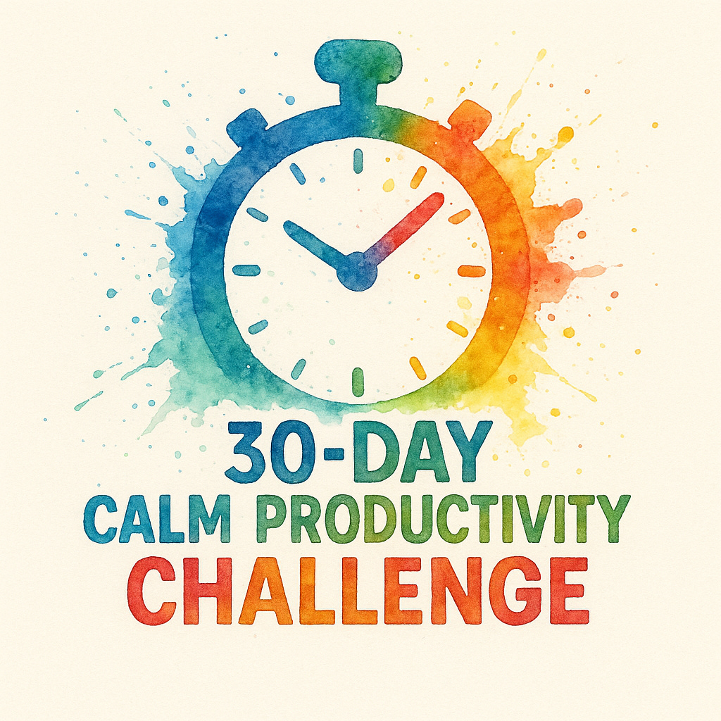 30 - Day Calm Productivity Challenge
