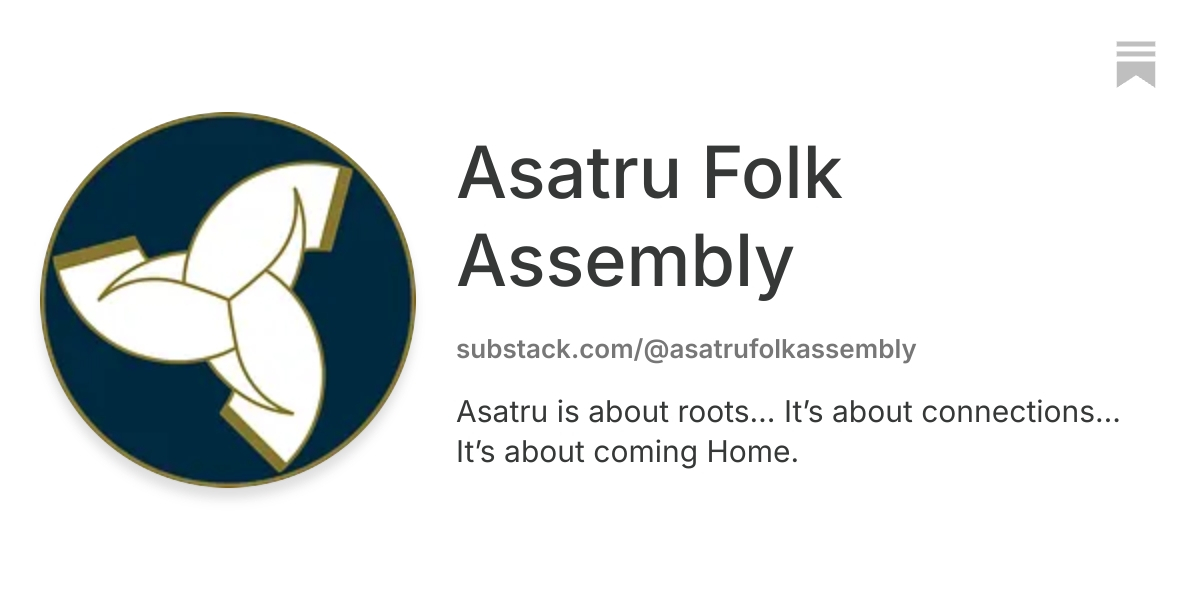 Asatru Folk Assembly | Substack