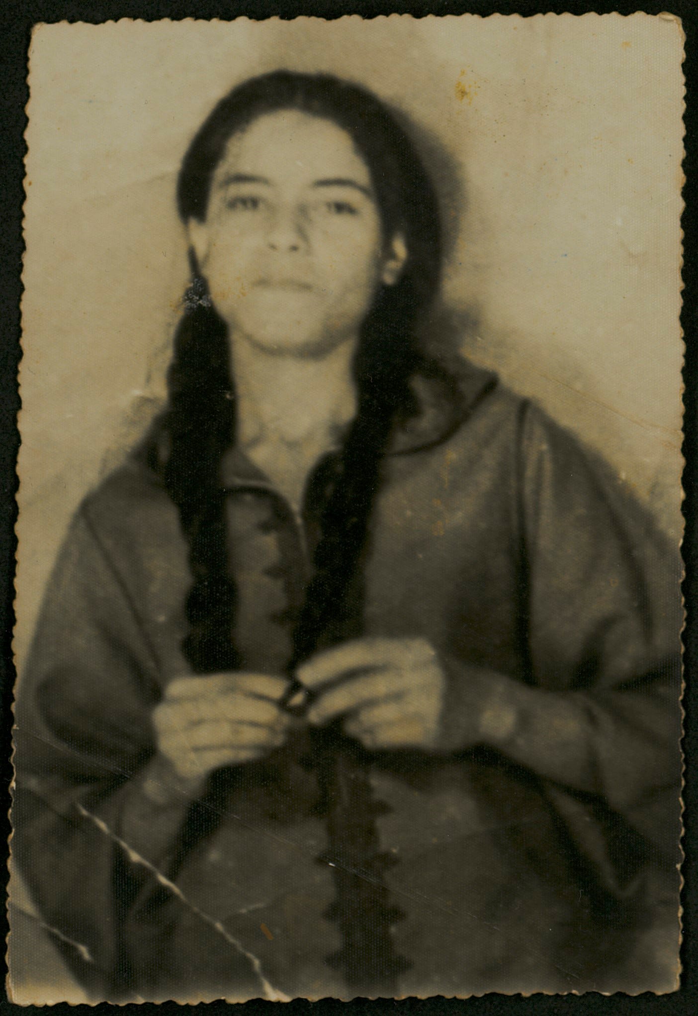 Fatna El Bouih, arrival at Meknes prison 1977 - Photo Credit: Fatna El Bouih’s archives Fatna El Bouih, arrival at Meknes prison 1977 - Photo Credit: Fatna El Bouih’s archives