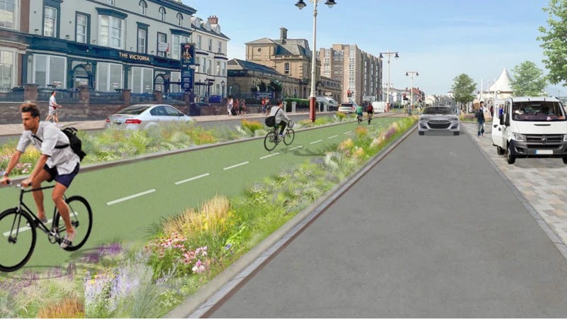 Council approves Promenade redesign with central cycle lane and new one-way routes