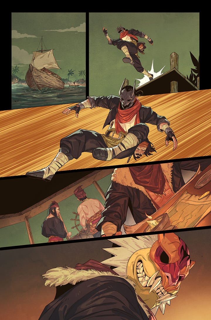 Bandits of Batavia preview art. 