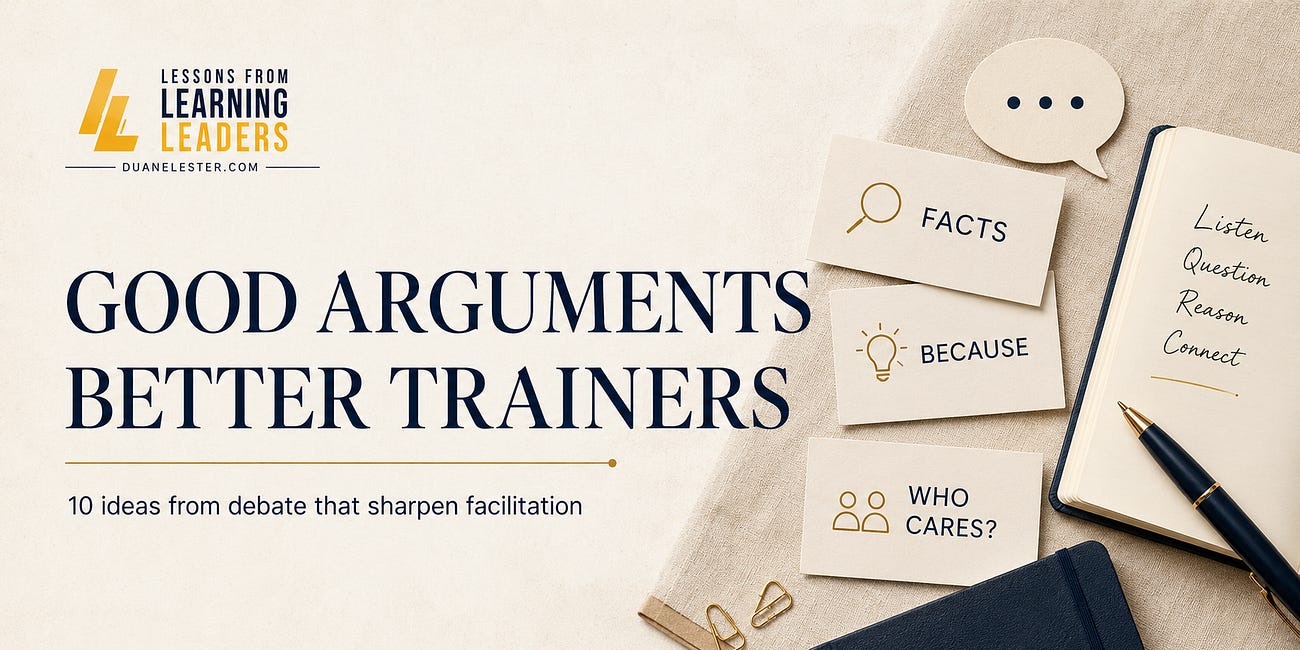 10 Things From Good Arguments That Will Make You a Better Trainer