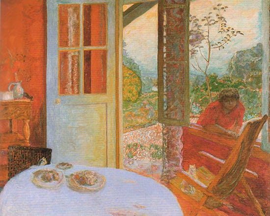 Painting by Pierre Bonnard