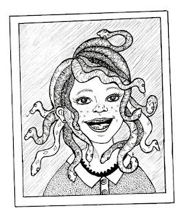 Kid Medusa illustration