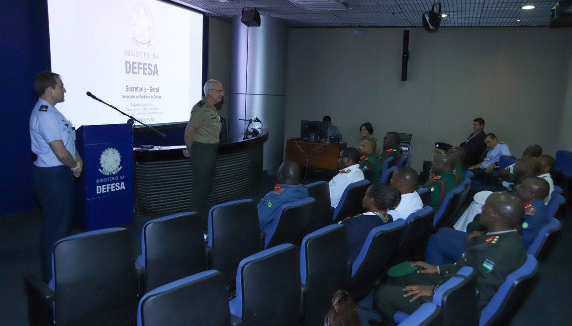 Ministry of Defense (MD) of Brazil welcomes delegation from the National Defense College of Tanzania Ministry of Defense (MD) of Brazil welcomes delegation from the National Defense College of Tanzania