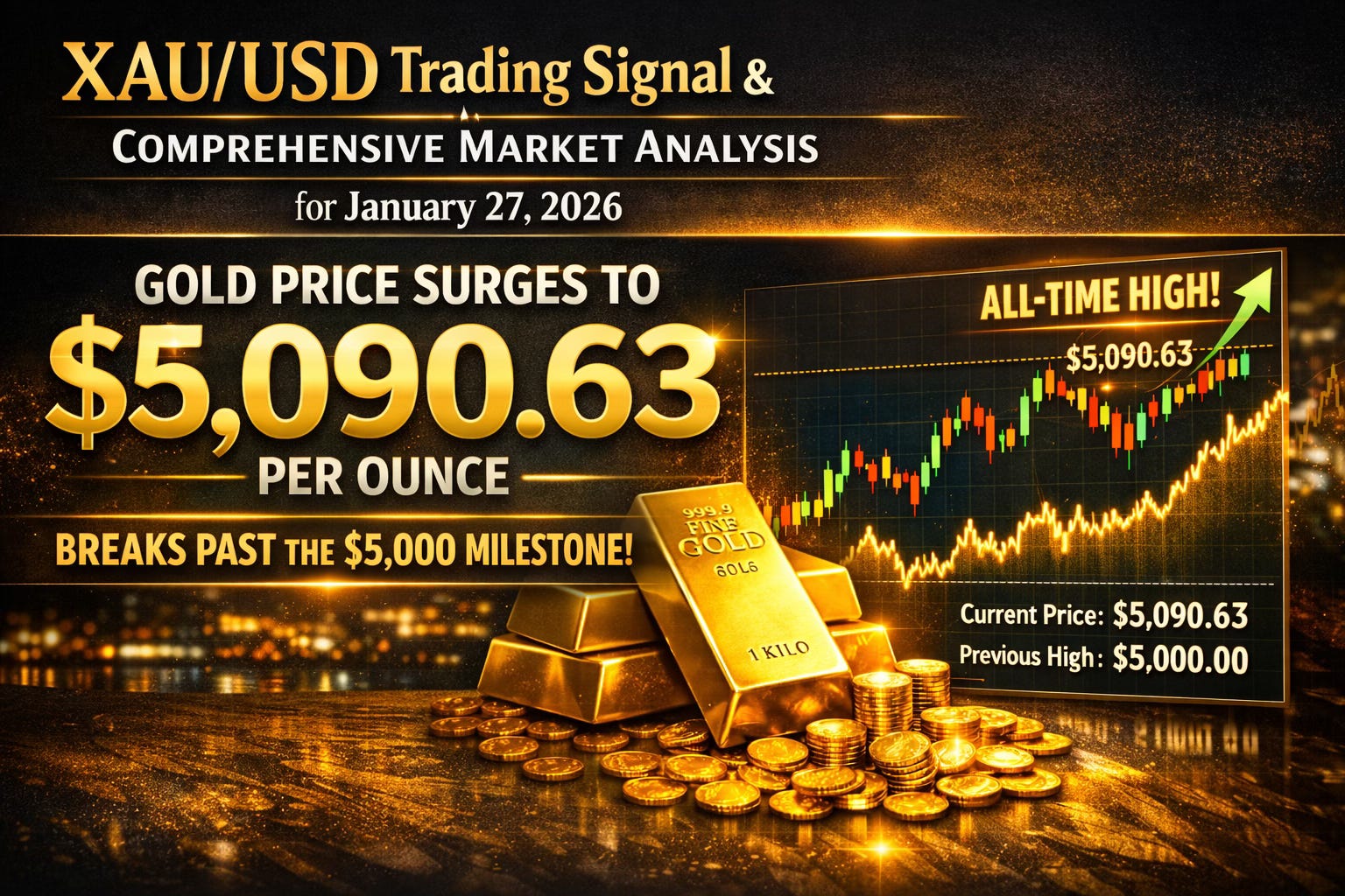XAU/USD Trading Signal and Comprehensive Market Analysis for January 27,  2026
