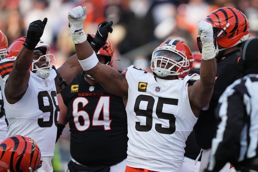 Myles Garrett gets sack No. 23 to set NFL single-season record | Ideastream Public Media Myles Garrett gets sack No. 23 to set NFL single-season record | Ideastream Public Media
