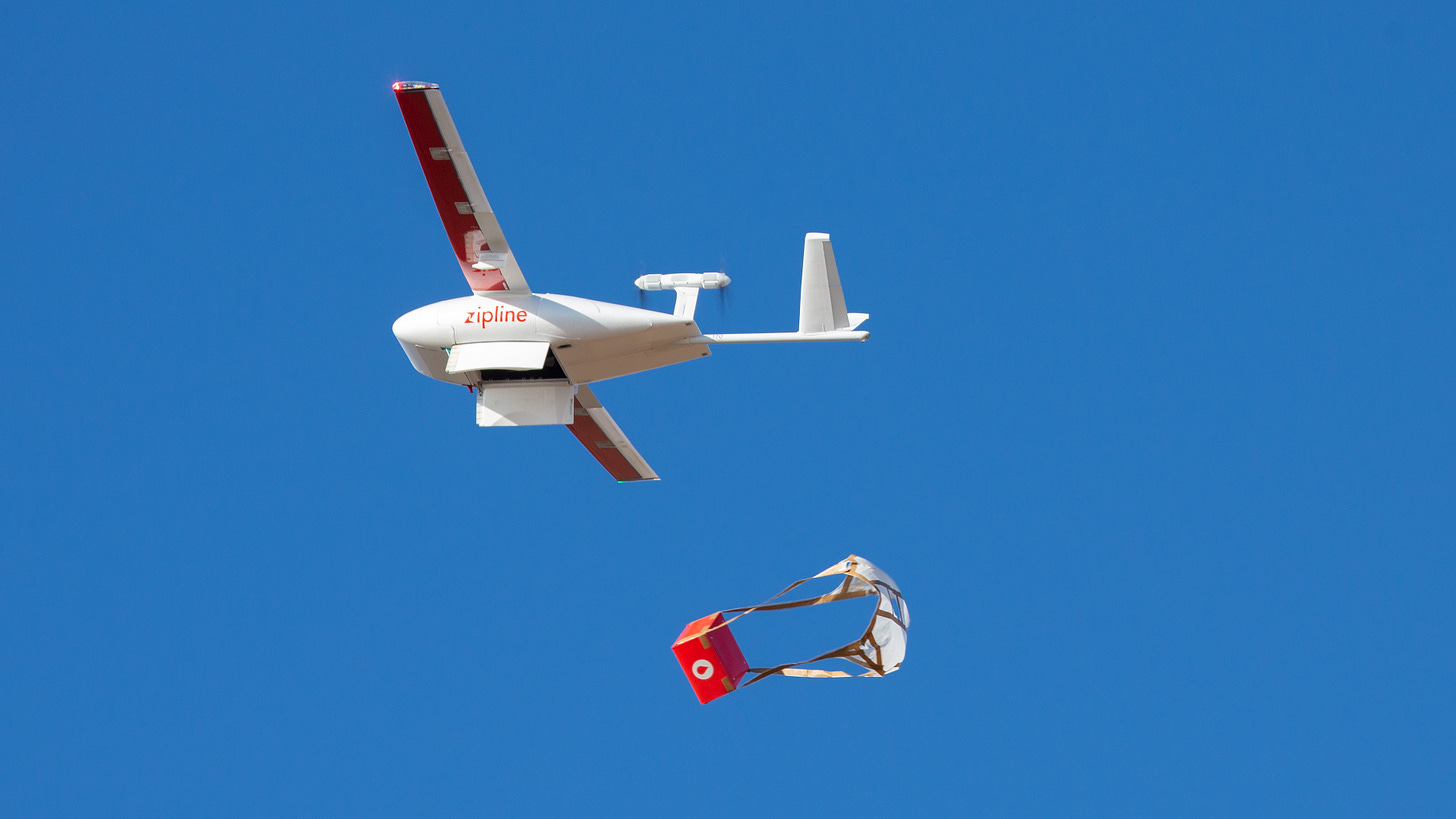 Drone delivery startup Zipline launches UAV medical program in Ghana |  TechCrunch