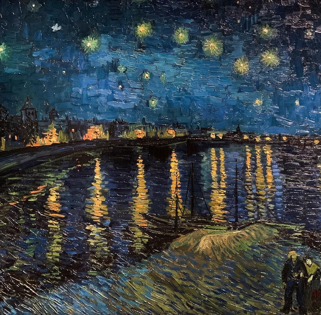 STARRY NIGHT OVER THE RHONE | Medium